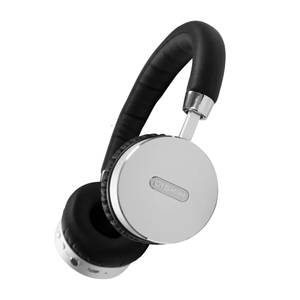 Diskin Silver Over Ear Headphones